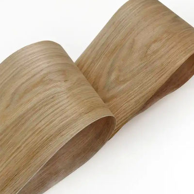 Walnut Engineered Wood Veneer Eco Friendly Mildewproof 0.6mm Thickness