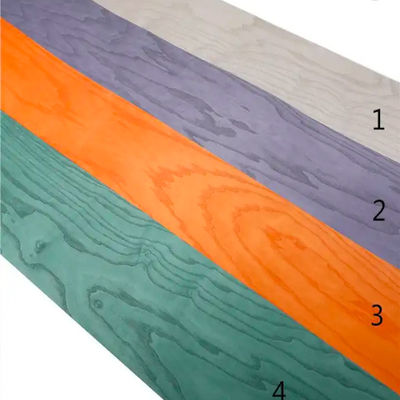 Fancy Dyed Veneer Sheets , UV Resistant Rotary Cut Laminated Plywood Sheet