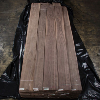 Natural black walnut mountain straight grain solid wood veneer home panel door panel floor decorative panel veneer