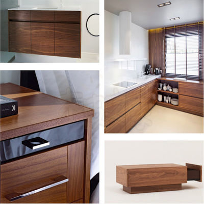 Natural black walnut mountain straight grain solid wood veneer home panel door panel floor decorative panel veneer