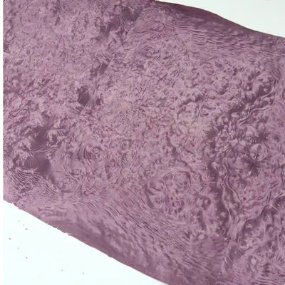 Moisture Proof Dyed Veneer Sheets , Coloured Green Purple 0.5 Mm Wood Veneer