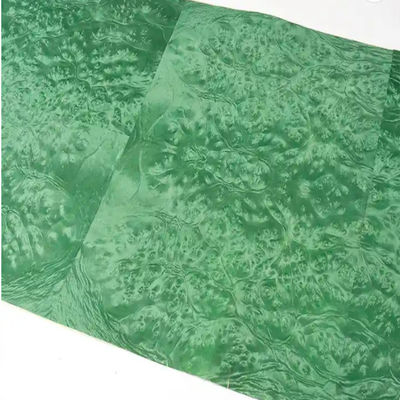 Moisture Proof Dyed Veneer Sheets , Coloured Green Purple 0.5 Mm Wood Veneer