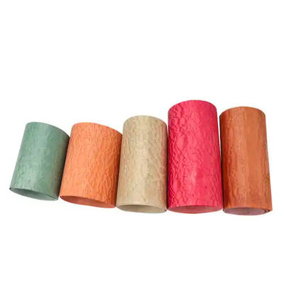 Dyed Colored Wood Veneer Rolls 3mm For Finger Jointed Boards Heatproof