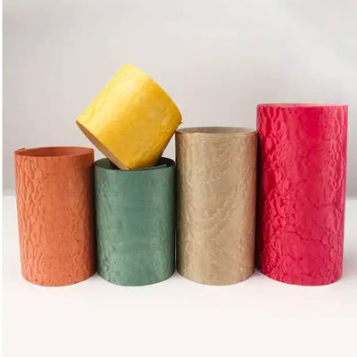 Dyed Colored Wood Veneer Rolls 3mm For Finger Jointed Boards Heatproof