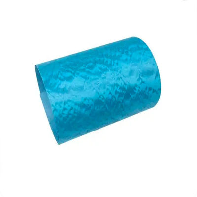 Blue Dyed Wood Veneer Fleece Backed Sheet Rolls Moisture Proof 1.5mm Thickness