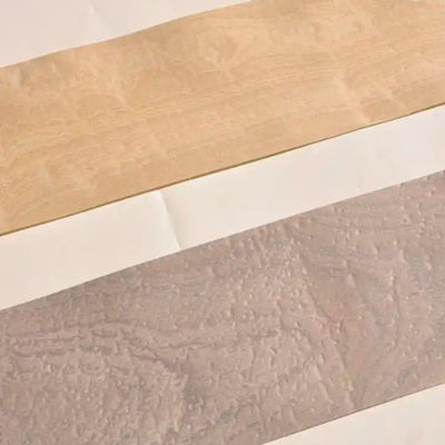 Colorful Decorative Wood Veneer For Table 0.70mm Furniture Natural Material E1
