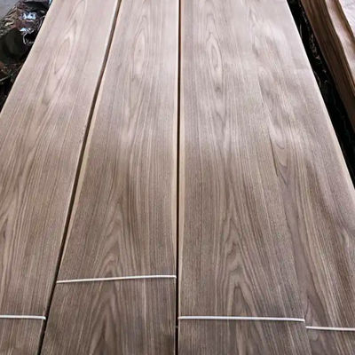 Grain Walnut Wood Veneer Natural Sheet Rotary Cut Square Edge Treatment