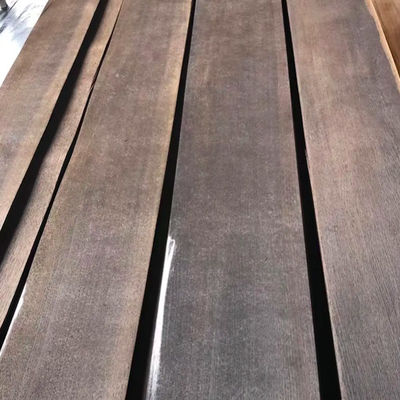 Decorative Smoked Oak Veneer , Natural Wood Sheet 0.3mm 0.45mm 0.5mm