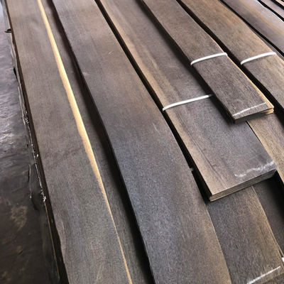 Square Edge Smoked Veneer Customizable Natural Wood Coverings For Cabinet