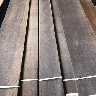 Square Edge Smoked Veneer Customizable Natural Wood Coverings For Cabinet