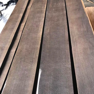 Versatile Smoked Veneer AA Glue Natural Wood Sheets Coverings For Cabinets