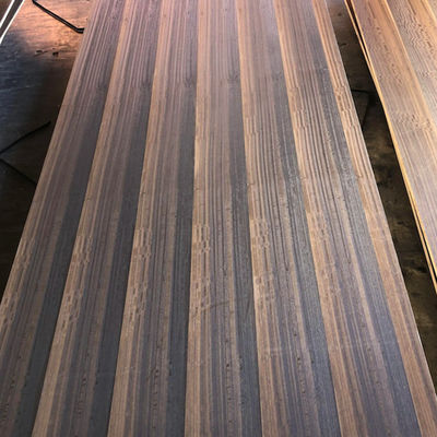 Smoked Plywood Flooring Sheet Natural Wood Veneer Coverings 0.5mm