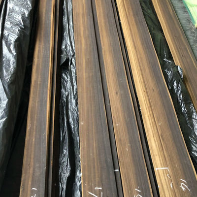 Smoked Plywood Flooring Sheet Natural Wood Veneer Coverings 0.5mm
