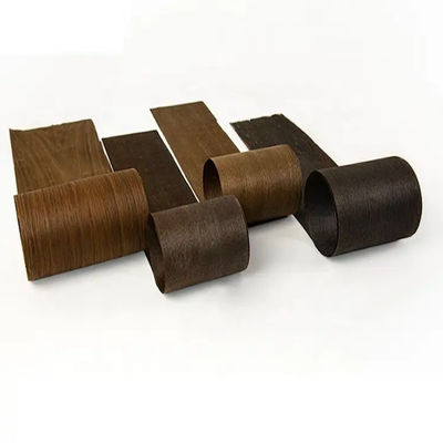 ISO9001 Smoke Oak Veneer For Skateboard 0.5mm Decorative Natural Overlays