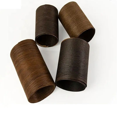 ISO9001 Smoke Oak Veneer For Skateboard 0.5mm Decorative Natural Overlays