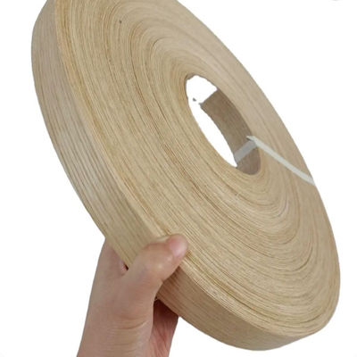 Decorative White Oak Edge Banding Strip Adhesive Customized 50m 1mm