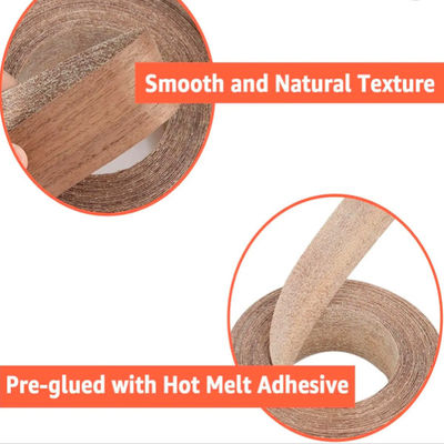 Repairing Wood Edge Banding 0.8mm 12mm Veneer Hot Melt Adhesive Roll Strip