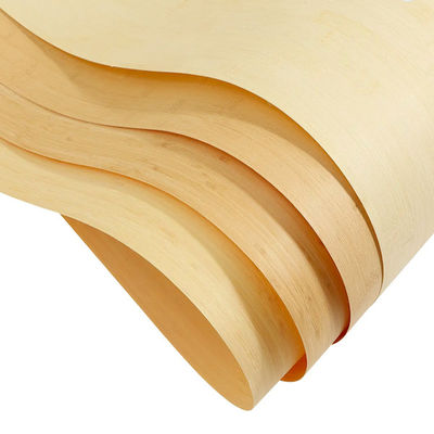 Bamboo Charcoal Engineered Wood Veneer Horizontal Natural For Skateboards