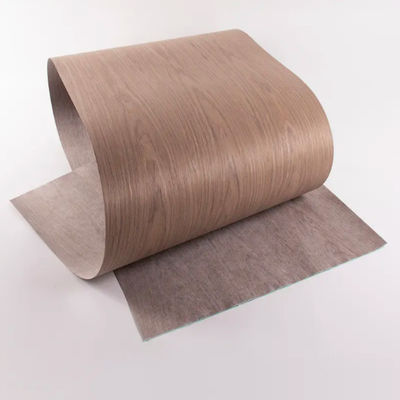 Black Reconstituted Walnut Veneer Engineered For Plywood Face Panel Furniture