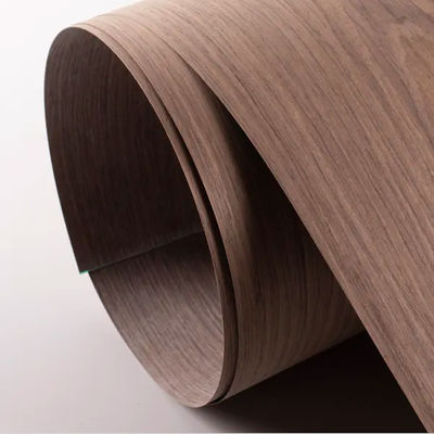 Black Reconstituted Walnut Veneer Engineered For Plywood Face Panel Furniture