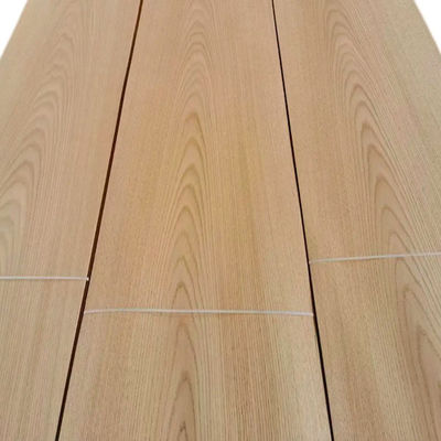Hardwood Paper Backed Wood Veneer Sheets 1250*2500mm Natural Red Oak Panel