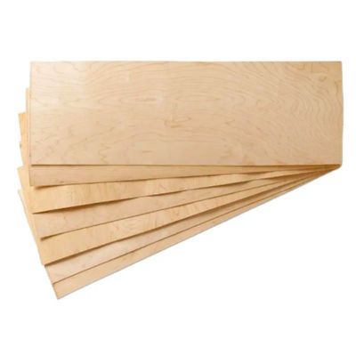 Canadian Maple Rotary Cut Veneer Natural 0.6mm-3.0mm For Skateboards