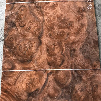 Durable Burl Walnut Veneer Sheets , 0.45mm Walnut Plywood Veneer Facings