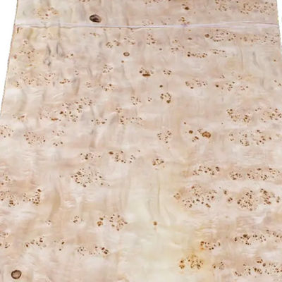 0.50mm Burl Wood Veneer Natural American Walnut Mappa With Fleece