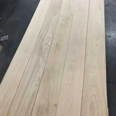 Sliced Wood Flooring Veneer 2mm 3mm Smooth White Oak Natural Sheets