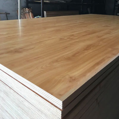Multi Layer Veneer Laminated Plywood , 4x8 Feet 3/4 Inch Cherry Wood Plywood
