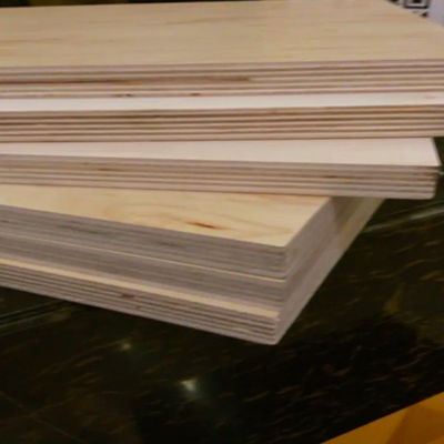 Birch Face Hardwood Veneer Plywood 3/4 Inch Thickness Grade A ISO9001