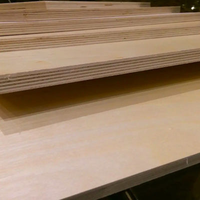 Birch Face Hardwood Veneer Plywood 3/4 Inch Thickness Grade A ISO9001