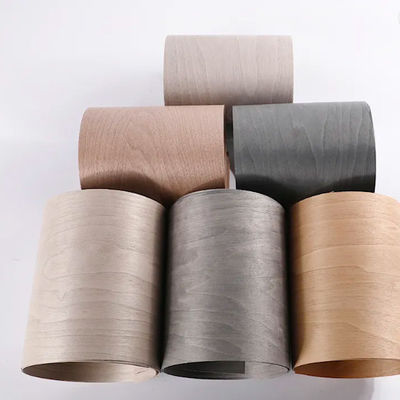 Melamine Glue Dyed Wood Veneer 0.80mm Furniture Skin Moisture Proof