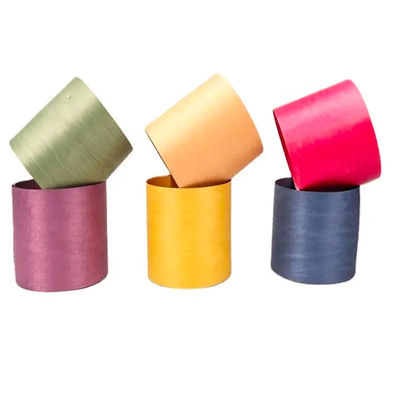 Colored Rotary Cut Veneer Red Green Yellow Orange Dyed Wooden Facing 0.6mm-3mm