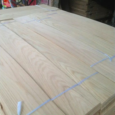 E1 E2 Wood Flooring Veneer Crown Cut White Oak Natural For Decoration