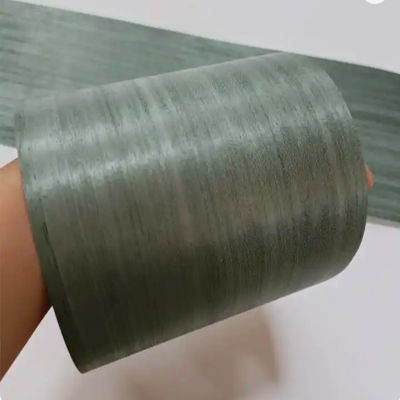 Dark Green Veneer Wood , Melamine Glue FSC Straight Colored Veneer Sheets